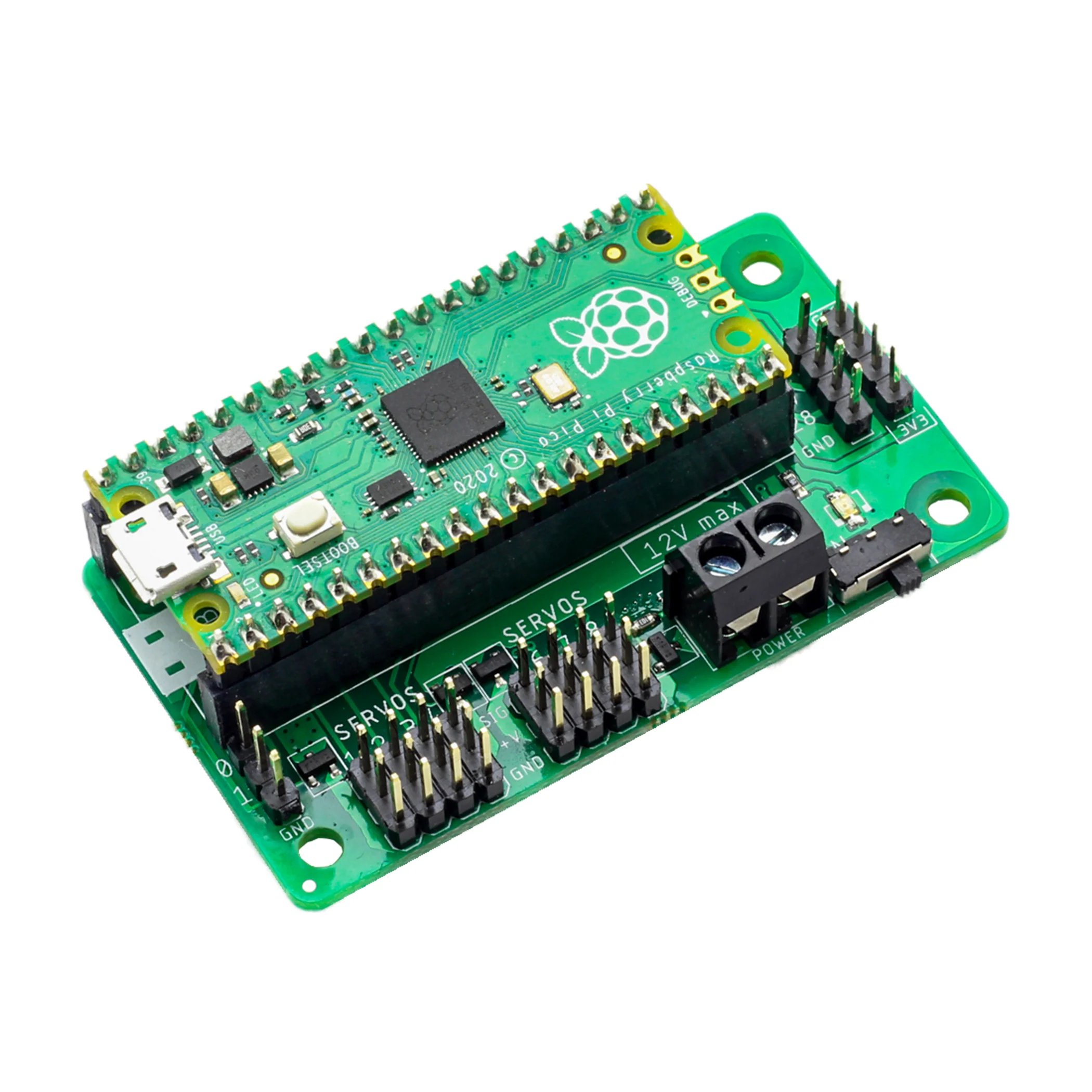 Kitronik Simply Servos Board for Raspberry Pi Pico - Image 2