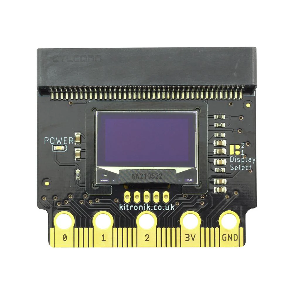 Kitronik :VIEW Graphics128 OLED display 128x64 for BBC micro:bit - Image 4