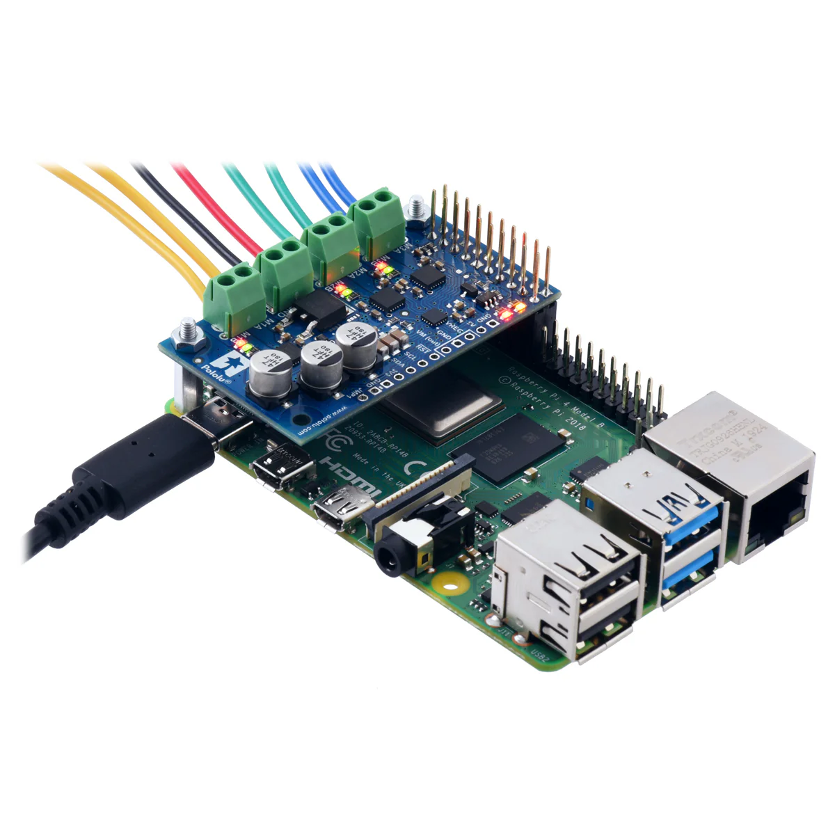 Motoron M3H256 Triple Motor Controller Kit for Raspberry Pi - Image 6
