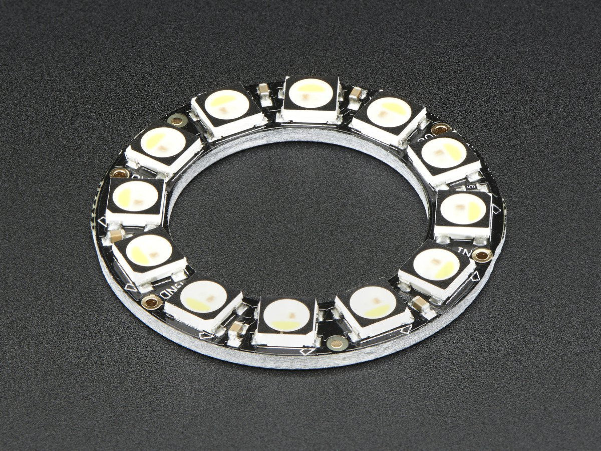 NeoPixel Ring - 12 x 5050 RGBW LEDs w/ Integrated Drivers - Image 2