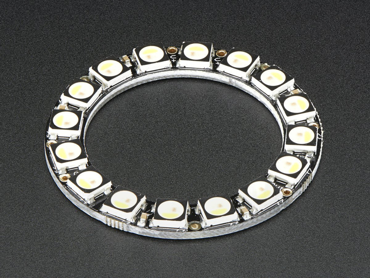 NeoPixel Ring - 16 x 5050 RGBW LEDs w/ Integrated Drivers - Image 3
