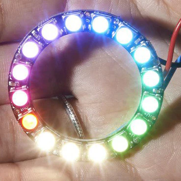 NeoPixel Ring - 16 x 5050 RGBW LEDs w/ Integrated Drivers - Image 5