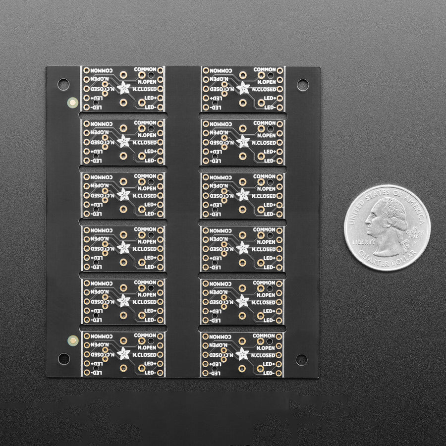 PB86 Step Switch Breadboard-Friendly Breakout PCB - Pack of 12 - Image 2