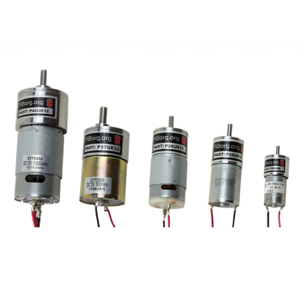 PiBorg Motor 12V 300RPM - 37mm (MonsterBorg) - Image 3