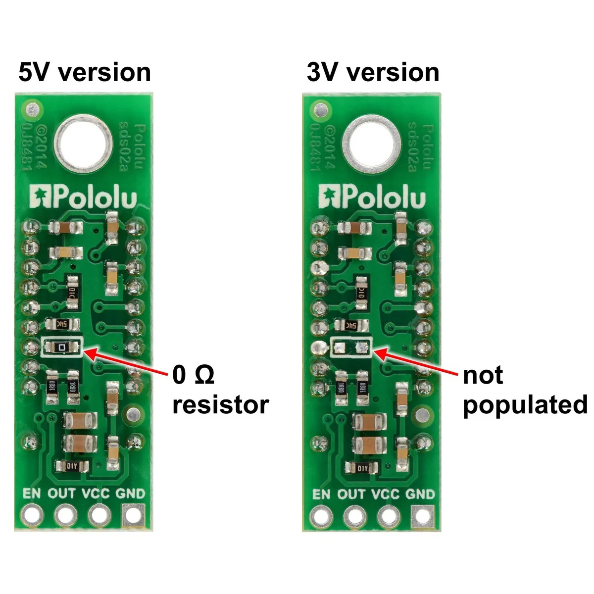 Pololu Carrier with Sharp GP2Y0A60SZLF Analog Distance Sensor 10-150cm - Image 2