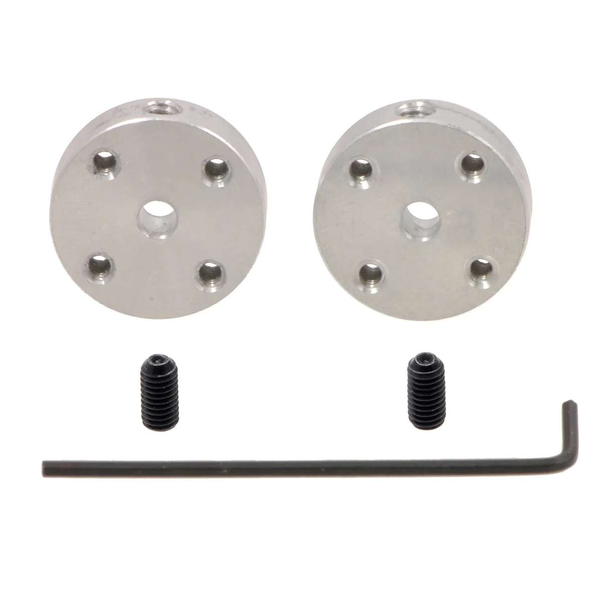 Pololu Universal Aluminum Mounting Hub, M3 Holes (2-Pack) - Image 3