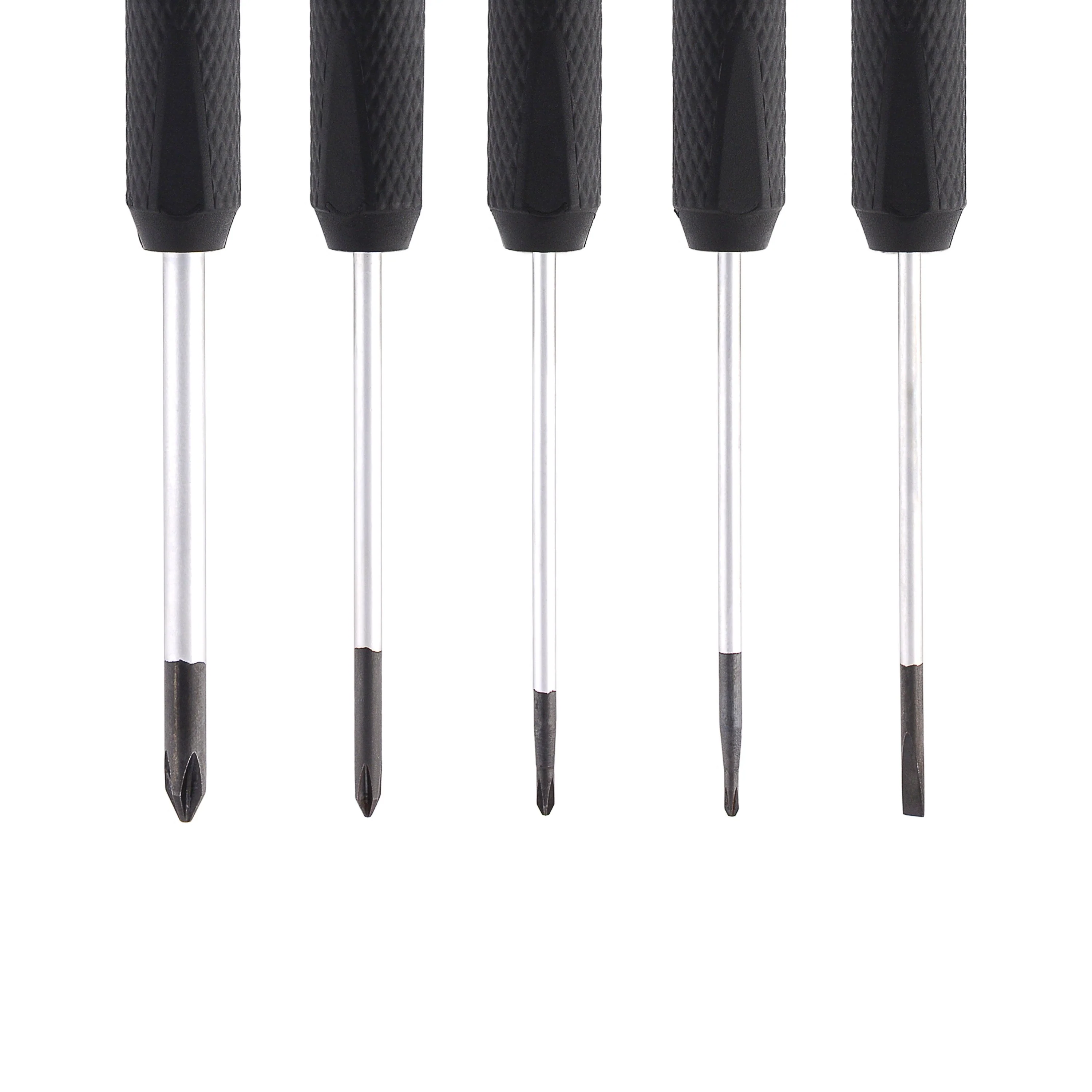 Pro Tech Screwdriver Set - 5 Standard Precision Screwdrivers - Image 2