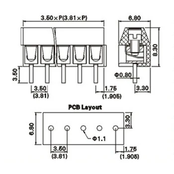 3.5mm Screw Terminal High-Temperature (pack of 10) - Image 5