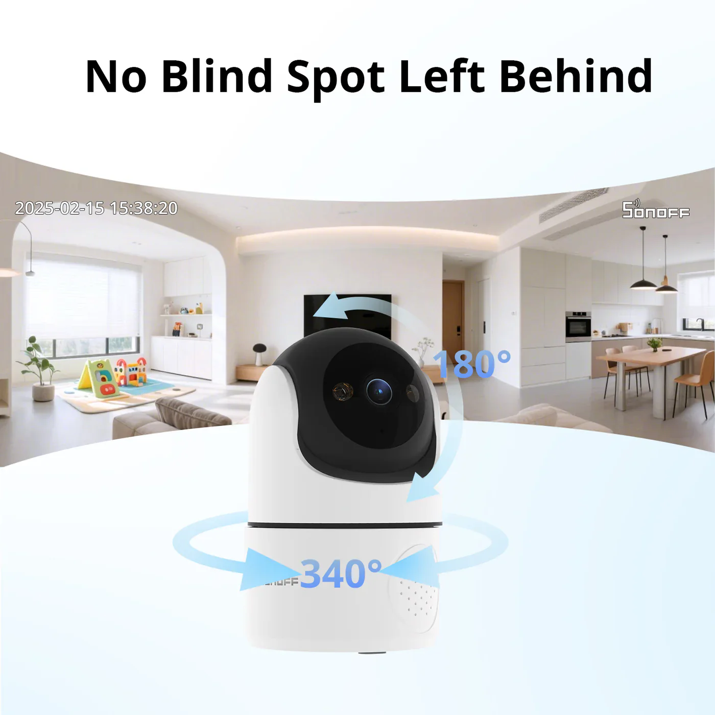 Sonoff 360° Wi-Fi Security Camera with Pan-Tilt - Image 3