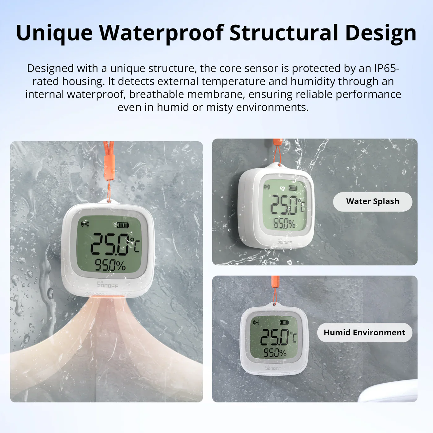 Sonoff Waterproof Zigbee LCD Smart Temperature Humidity Sensor - Image 3