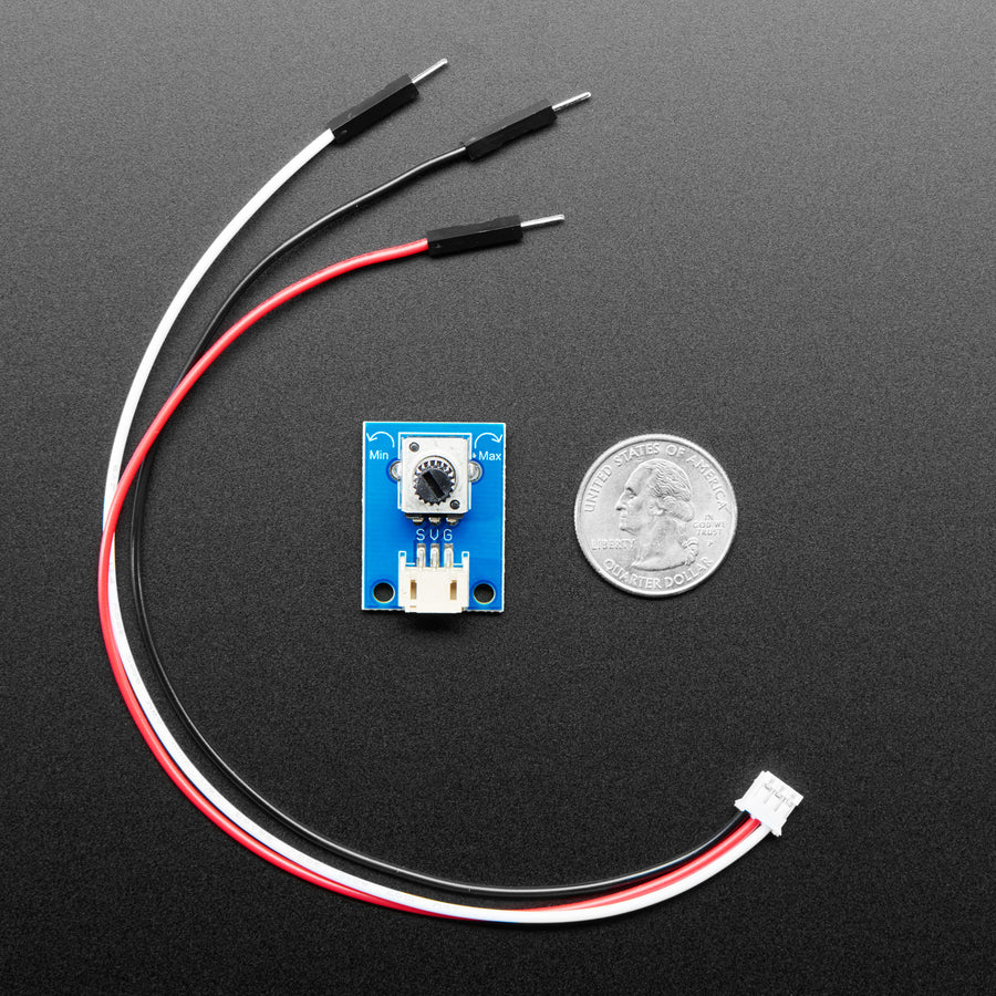 STEMMA Wired Potentiometer Breakout Board - 10K ohm Linear - Image 2