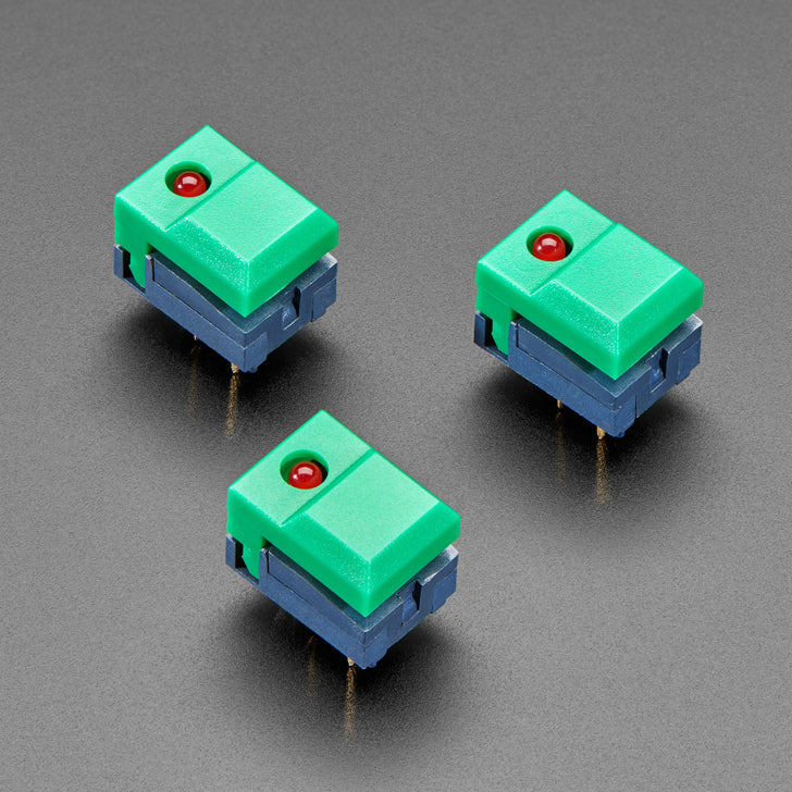 Step Switch with LED - Three Pack with Red LED - PB86 - Image 3